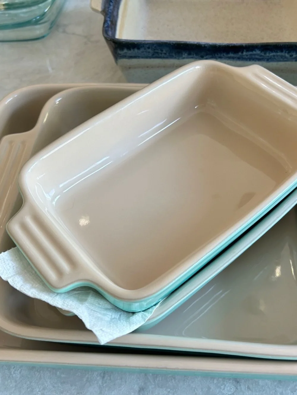 Cool Mint Le Creuset Set (7 piece)